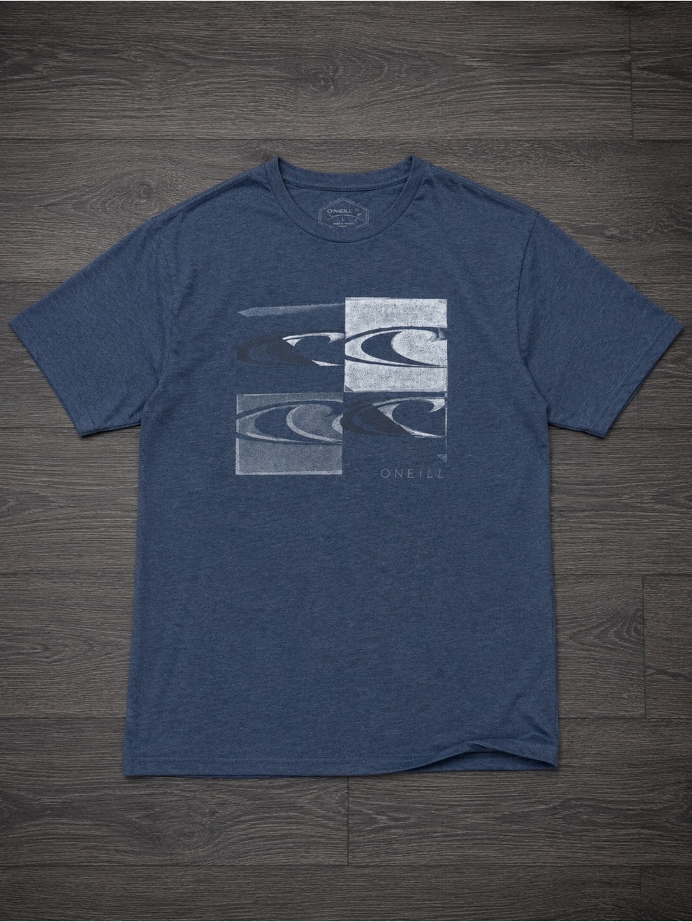 O'Neill Men's Navy Blue Graphic Short Sleeve Tee